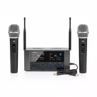 Système Micro Sans Fil JBL VM888 Plus | Double UHF | 2 Micros Dynamiques | Pro Karaoké