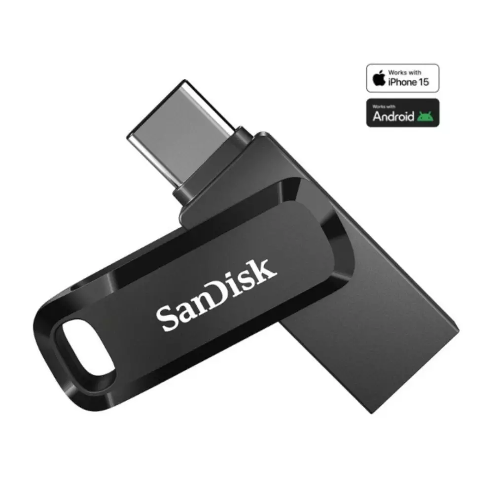 Clé USB 2-en-1 SanDisk Ultra Dual Drive Go 512 Go | USB-C & USB-A | Vitesse 400 Mo/s