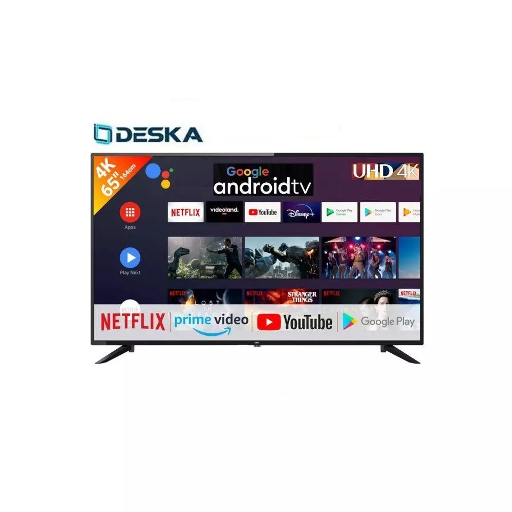 Téléviseur DESKA 65DF85E | Smart Android 4K UHD | 65 Pouces