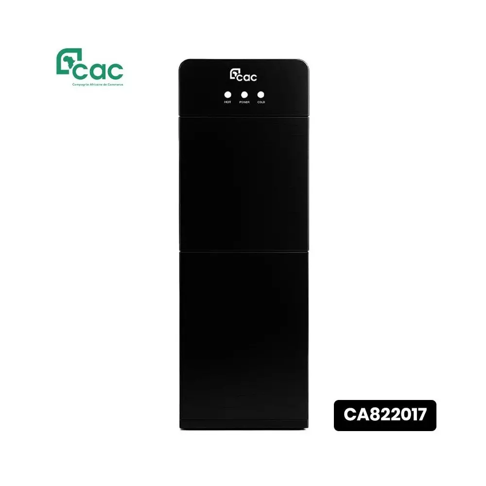 Fontaine à Eau CAC CA822017 | Frigo Intégré | Eau Chaude & Froide | Noir