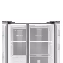 SAMSUNG Réfrigérateur Américain Side-by-Side 647L No Frost Digital Inverter - Gris Mat (RS62R5001M9GH)
