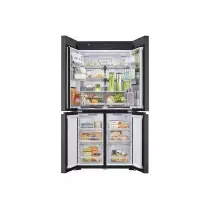 Réfrigérateur LG Side-by-Side 4 Portes Gris | 617 Litres, Froid Linéaire, Compresseur Inverter