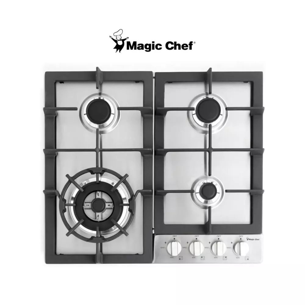 Plaque Encastrable Gaz MAGIC CHEF MCSCTG24S | 4 Feux | 60 cm | Inox