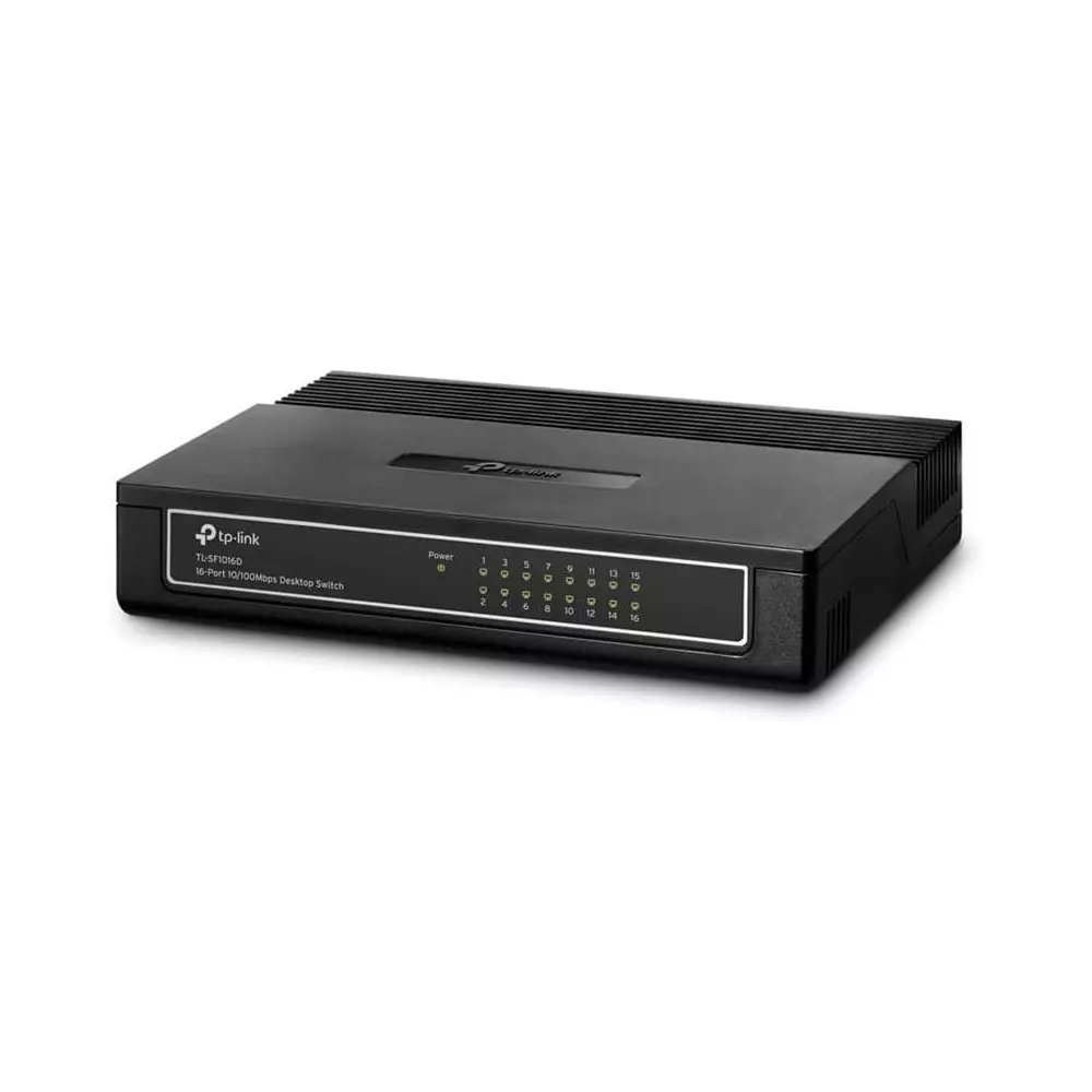 Switch TP-Link TL-SF1016D | 16 Ports Fast Ethernet | Plug & Play & Green