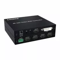 Contrôleur Mur Vidéo 4K HDMI/DVI | Configurations Flexibles 2x2, 1x4, 4x1