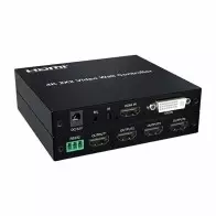 Contrôleur Mur Vidéo 4K HDMI/DVI | Configurations Flexibles 2x2, 1x4, 4x1
