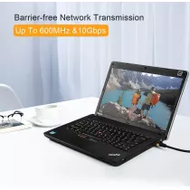 Câble Patch CAT7 RJ45 (8 Paires) 1m | Réseau Lan SSTP Blindé | 10G, 600 MHz, Haute Performance