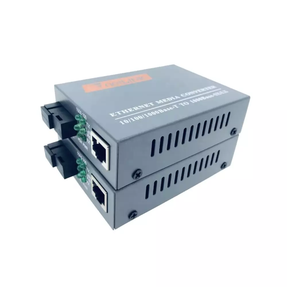 Convertisseur de Média Fibre Optique Gigabit Ethernet | 10/100/1000M