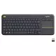 Clavier Sans Fil Logitech K400 Plus | Touchpad Intégré pour PC-TV
