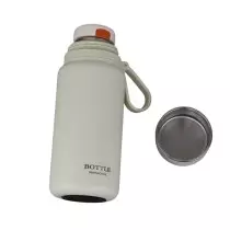 Bouteille Isotherme "Hot & Cool" | 650 ml, Bleu Pastel, Acier Inoxydable