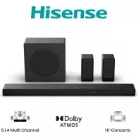 Barre de Son 5.1.4 Dolby Atmos | Hisense AX5140Q | 600W & Enceintes Arrière