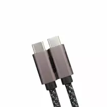 Câble Uni Type-C vers Type-C 3m  Charge Rapide PD 60W 3A  Nylon Tressé Ultra-Résistant