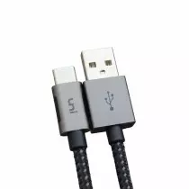 Câble Uni USB Type-A vers Type-C 3 m | Charge rapide 3 A+ | Nylon tressé haute résistance