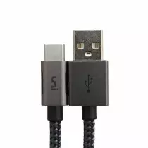 Câble Uni USB Type-A vers Type-C 3m  Charge Rapide 3A+  Nylon Tressé Haute Résistance