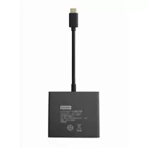 Hub USB-C Lenovo 4-en-1 | HDMI 4K & VGA | Port USB 3.0 | Charge Power Delivery 45W