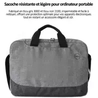 Sacoche Dell 15.6" | Souris Offerte | Style Business Casual | Pack Complet