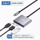 Hub USB-C Lenovo 3-En-1 | 4K HDMI | USB 3.0 | PD 100W ORIGINAL