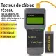 Testeur de Câble Réseau SC8108 | Écran LCD | Mesure de Longueur