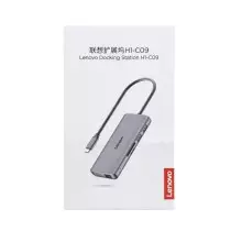 Lenovo H1-C09 | Hub USB-C 9-en-1 | HDMI 4K, VGA, Ethernet & PD 100W