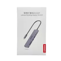 Station d'accueil Lenovo H1-C07 | Hub USB-C 100W Power Delivery | Gris
