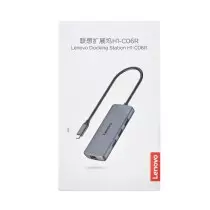 Lenovo H1-C06R | Hub USB-C 5-en-1 | Charge PD 100W & Ethernet