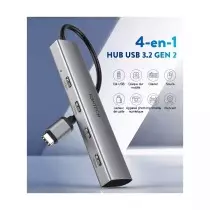 Adaptateur USB-C RSHTECH | Multiport 10 Gbps | MacBook & PC Slim