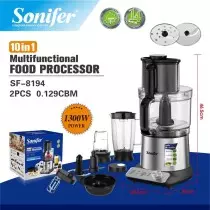 Sonifer SF-8194Robot Culinaire 10-en-11300W - 2.5L