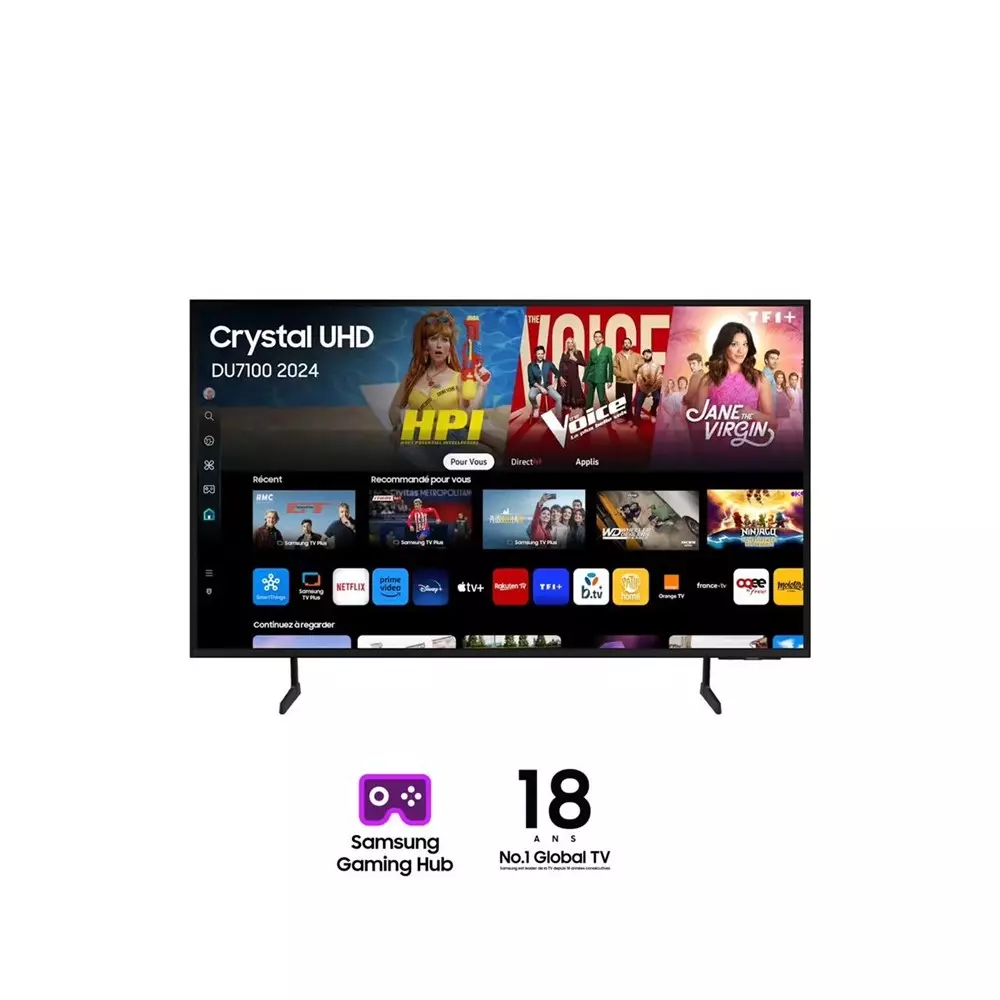 Samsung 75 DU7100  TV Crystal UHD 4K  Smart TV Android