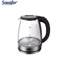 Chauffe Eau électrique Sonifer SF-2116 | Bouilloire en Verre LED 1.8L