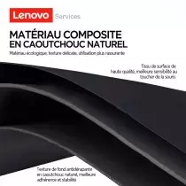 Tapis de Souris Lenovo Services Classic | Précision & Confort | Pure Black