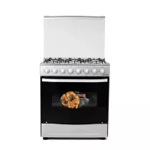 Cuisinière Astech CIS86MS 6 Feux  Grande Capacité, Four Professionnel