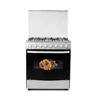 Cuisinière Astech CIS86MS 6 Feux  Grande Capacité, Four Professionnel