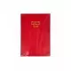 Registre Comptable 500 Pages | Format 24x35 cm | Couverture Rigide Rouge
