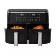 AIR FRYER ASTECH 10L AF010BXB | Double Compartiment & Cuisson Saine | Friteuse