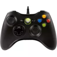Microsoft manette filaire noire pour PC et Xbox 360