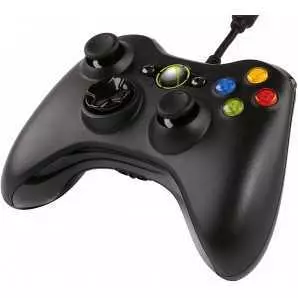 Microsoft manette filaire noire pour PC et Xbox 360