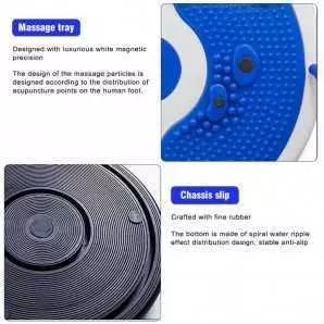 Équipement de Remise en forme pour la maison Corps aérobie rotatif sport magnétique massagePlate exercice wobble