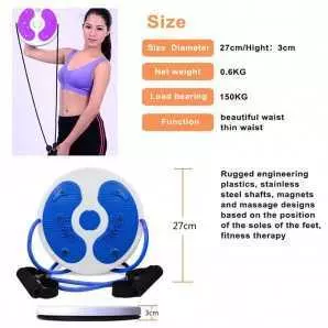 Équipement de Remise en forme pour la maison Corps aérobie rotatif sport magnétique massagePlate exercice wobble