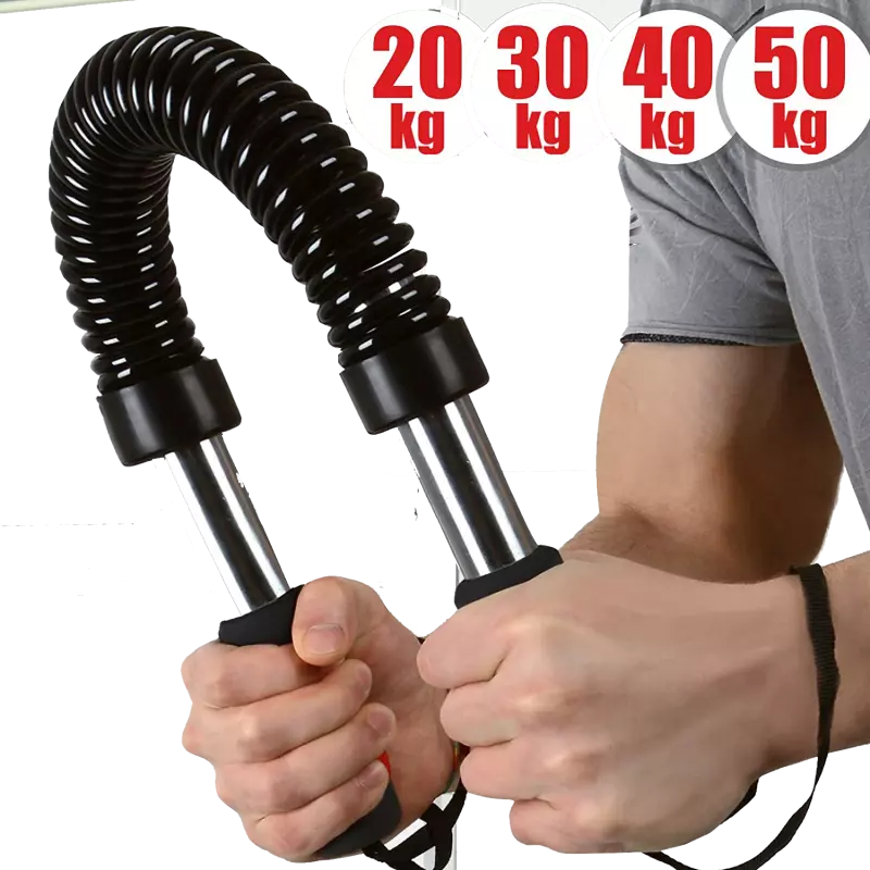 Barre à Ressort, pour musculation des Pectoraux et Épaule