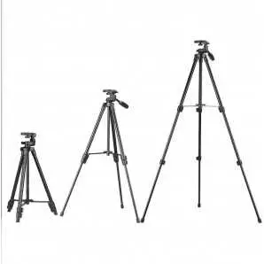 Trépied Yunteng VCT-520 avec Rotule Tête d’Amortissement à 3 Direction et Sac de Transport pour Caméra