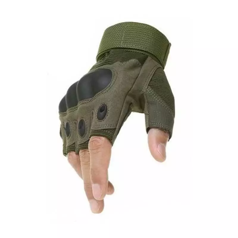 Paire de gant OAKLEY Factory pilot vert avec de protection et paume renforcée