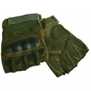Paire de gant OAKLEY Factory pilot vert avec de protection et paume renforcée