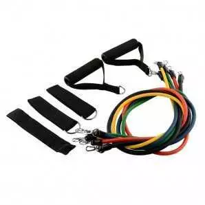 Ensemble de bandes de résistance de puissance - Home Gym Extreme - avec sac de voyage et accessoires d'exercice