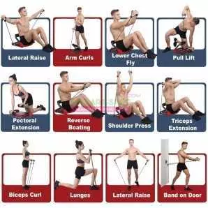 Appareil de Musculation abdominal compact, Équipement de fitness multifonctions pour tout Le Corps