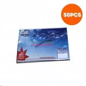 Paquet de 50 Enveloppe blanche 114x162 80g