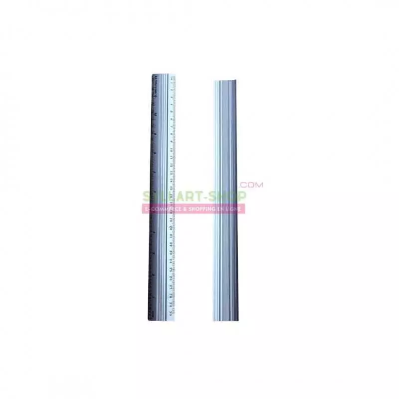 Règle 30 cm aluminium anodisé