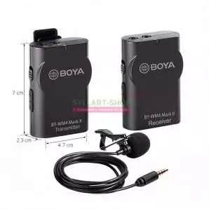 Microphone Sans Fil BOYA BY-WM4 Mark II pour DSLR et Smartphone
