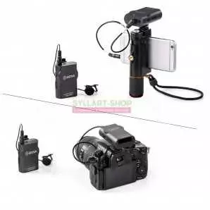 Microphone Sans Fil BOYA BY-WM4 Mark II pour DSLR et Smartphone