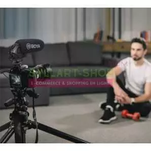Microphone Boya BY-BM3031 à condensateur Super cardioïde avec Pare-Brise pour appareils Photo Reflex numérique