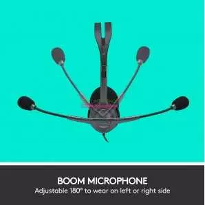 Casque Stéréo Logitech H111 | Micro Anti-Bruit | Jack 3,5 mm Multi-plateformes